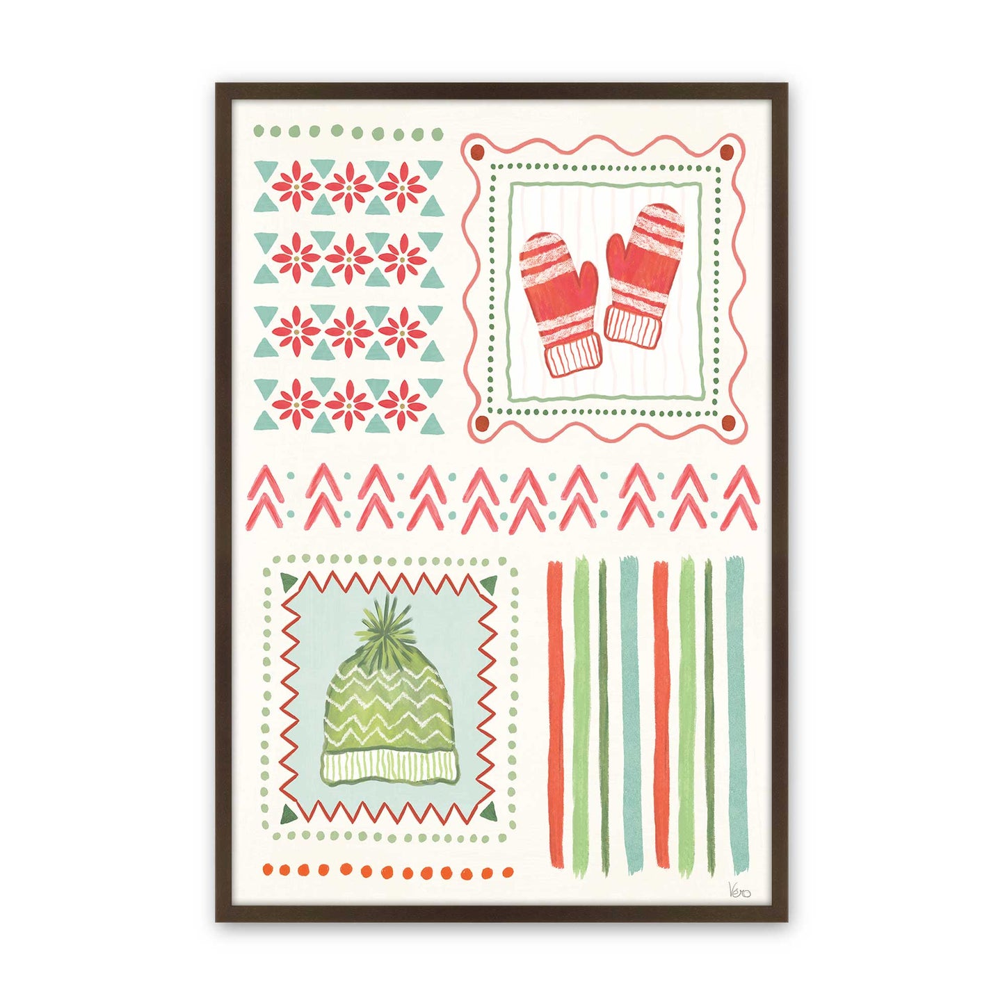 [Color:Belvinder Brown], Picture of art in a Belvinder Brown frame