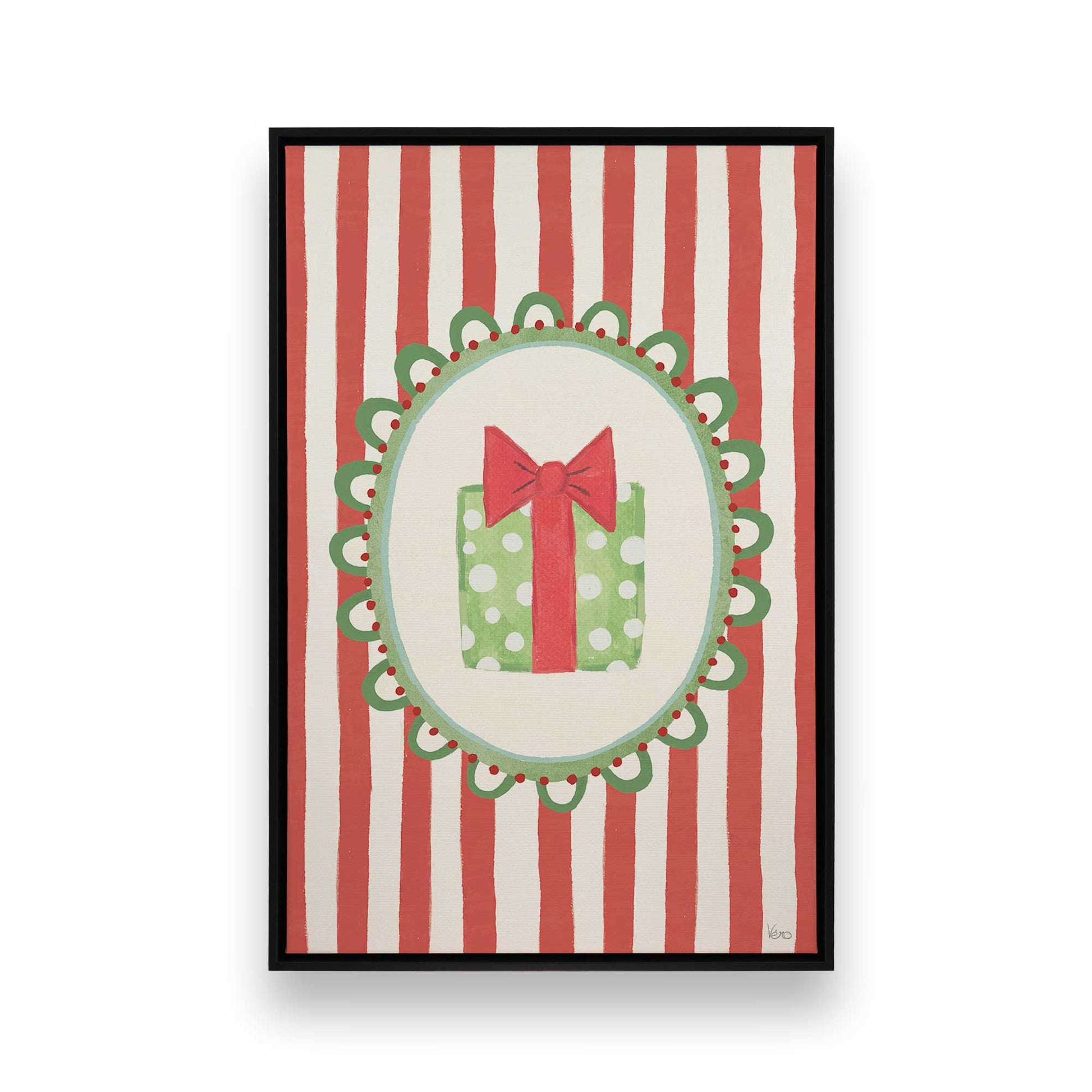 [Color:Satin Black], Picture of art in a Satin Black frame