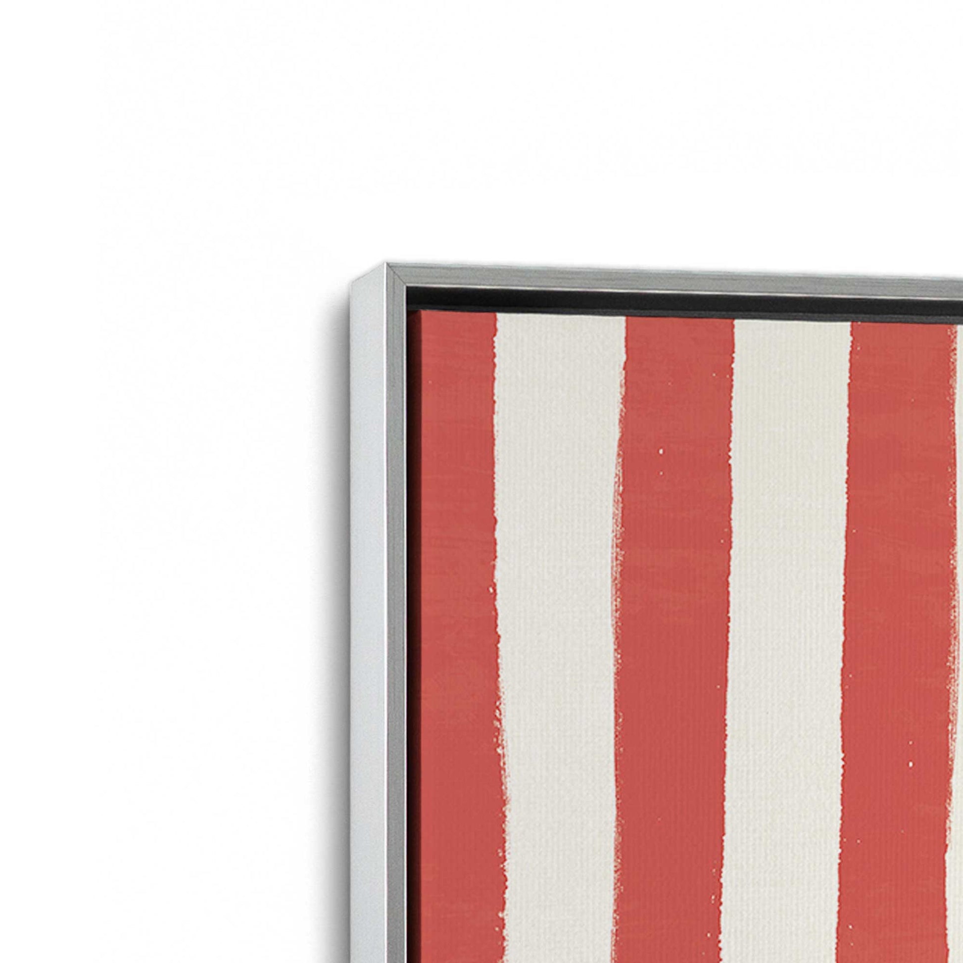 [Color:Polished Chrome], Picture of art in a Polished Chrome frame at an angle