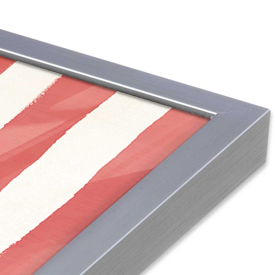 [Color:Polished Chrome], Picture of art in a Polished Chrome frame at an angle