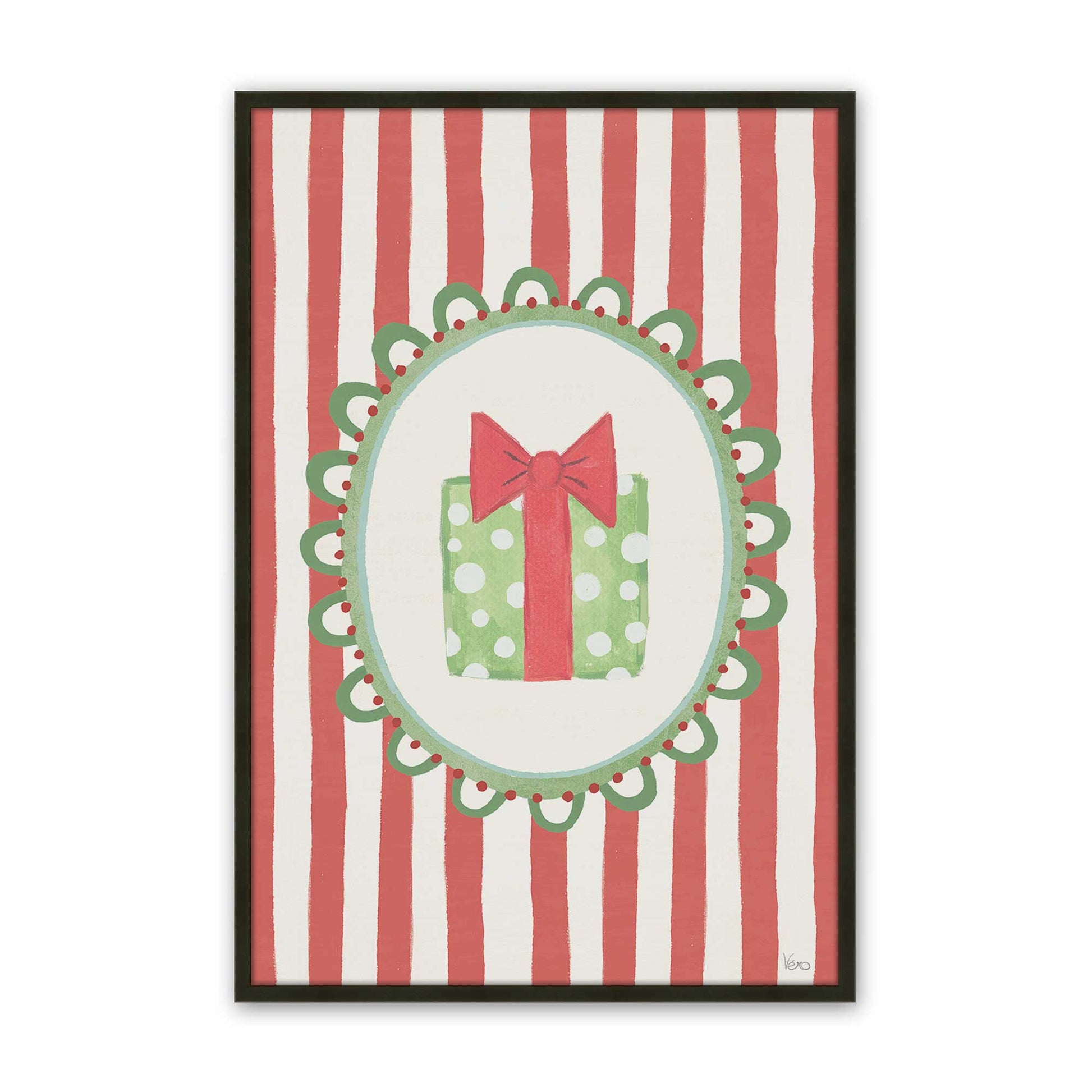 [Color:Satin Black], Picture of art in a Satin Black frame