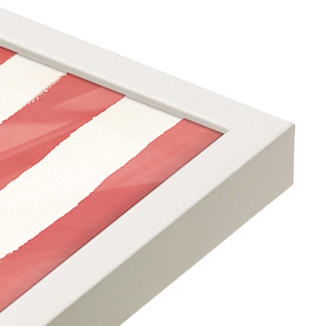 [Color:Opaque White], Picture of art in a Opaque White frame at an angle