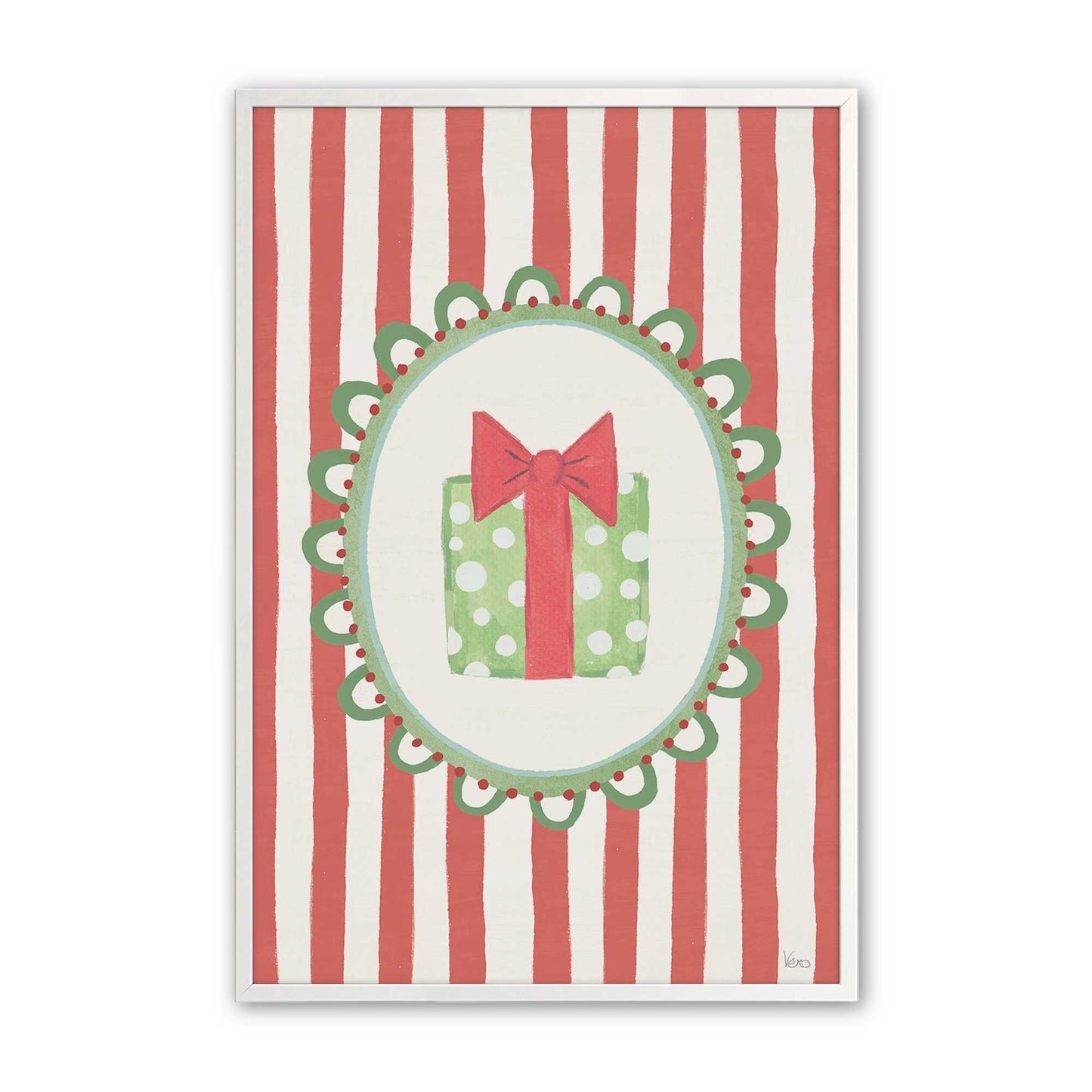 [Color:Opaque White], Picture of art in a Opaque White frame