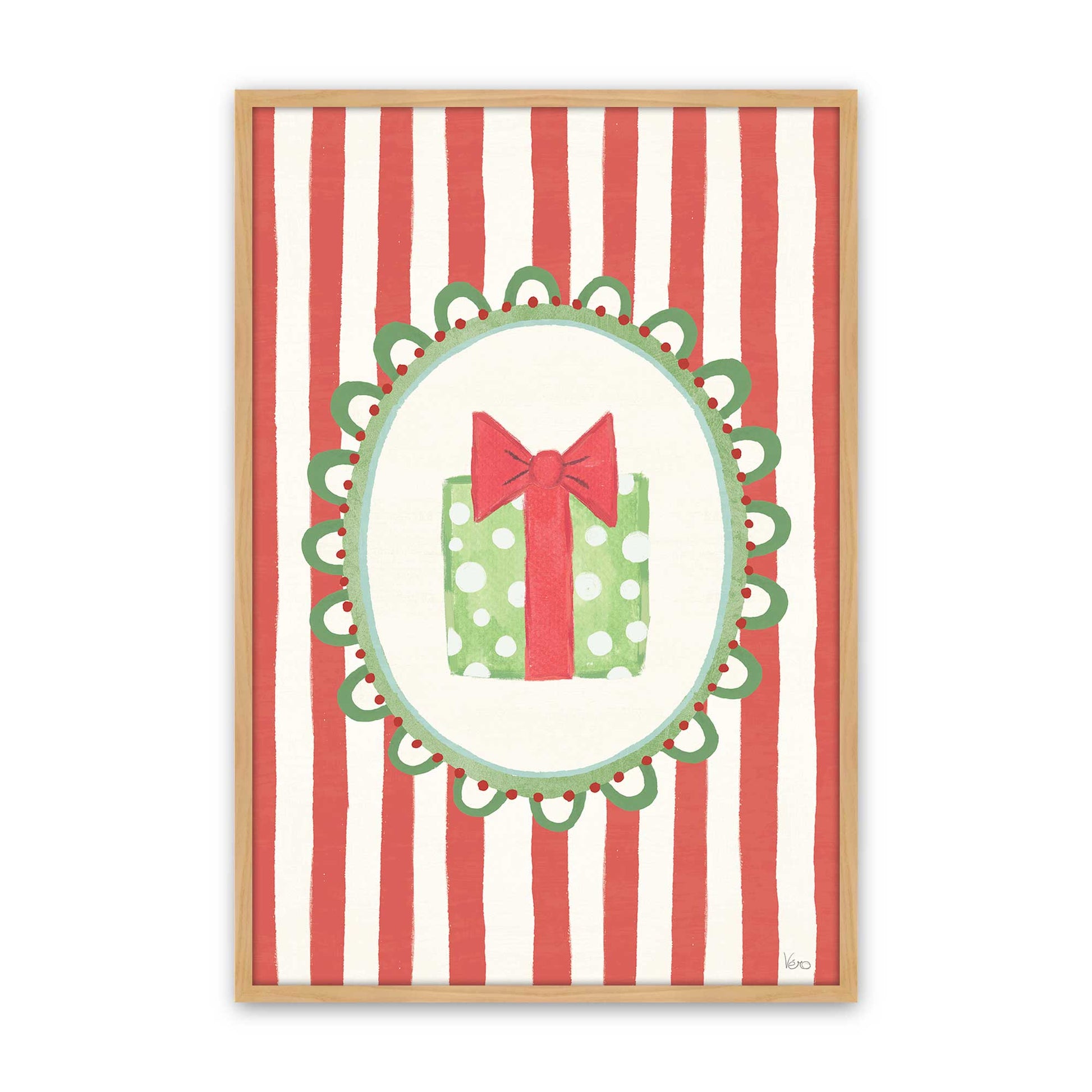 [Color:American Maple], Picture of art in a American Maple frame