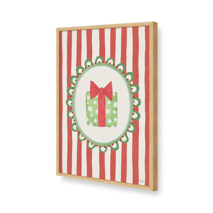 [Color:American Maple], Picture of art in a American Maple frame of the corner