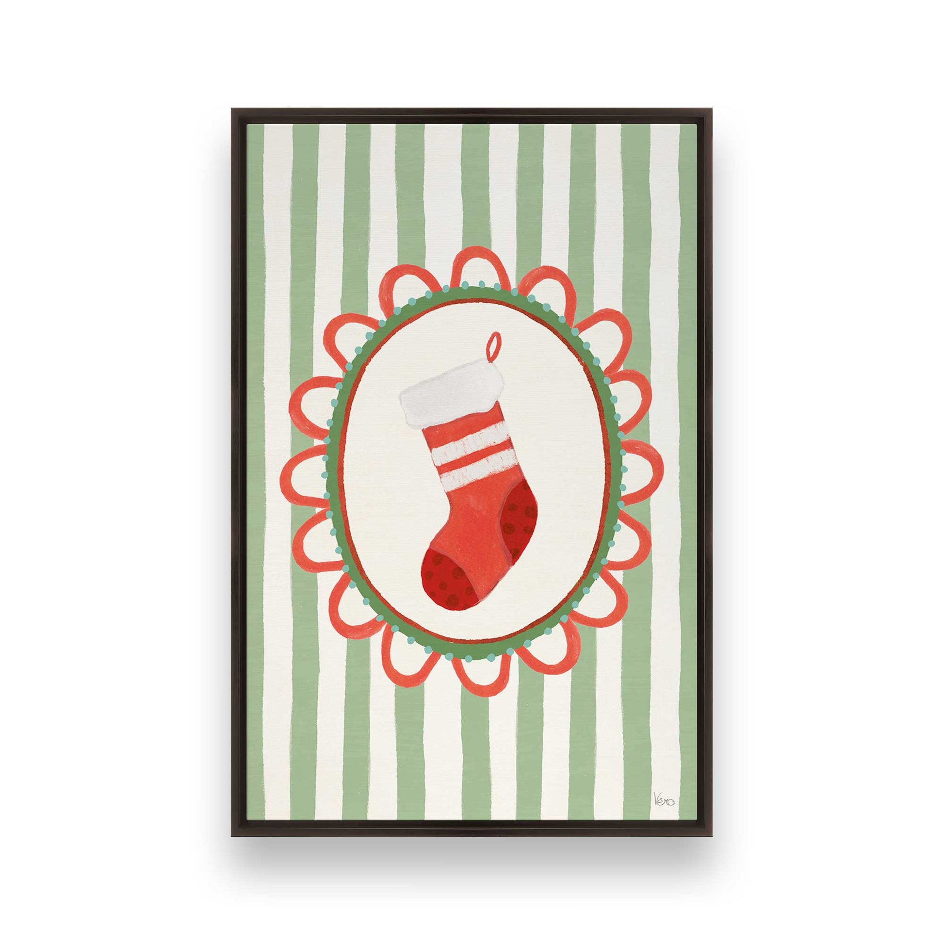 [Color:Espresso], Picture of art in an Espresso frame