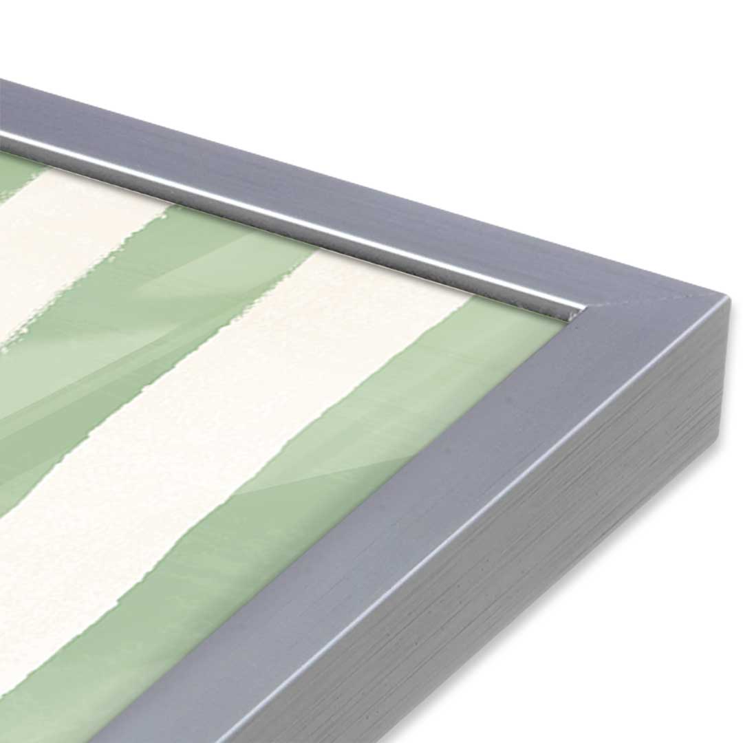 [Color:Polished Chrome], Picture of art in a Polished Chrome frame at an angle