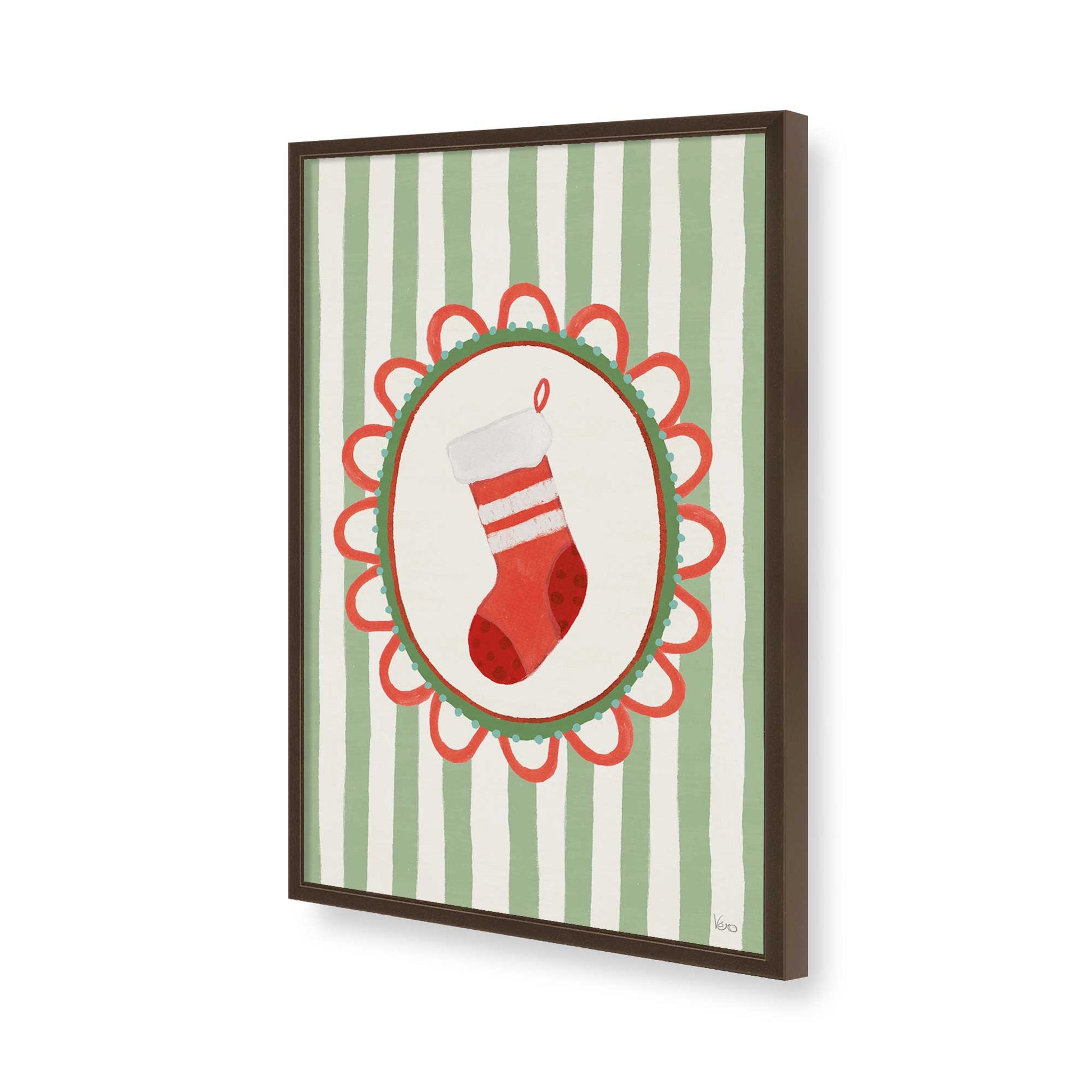 [Color:Belvinder Brown], Picture of art in a Belvinder Brown frame of the corner