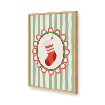 [Color:American Maple], Picture of art in a American Maple frame of the corner