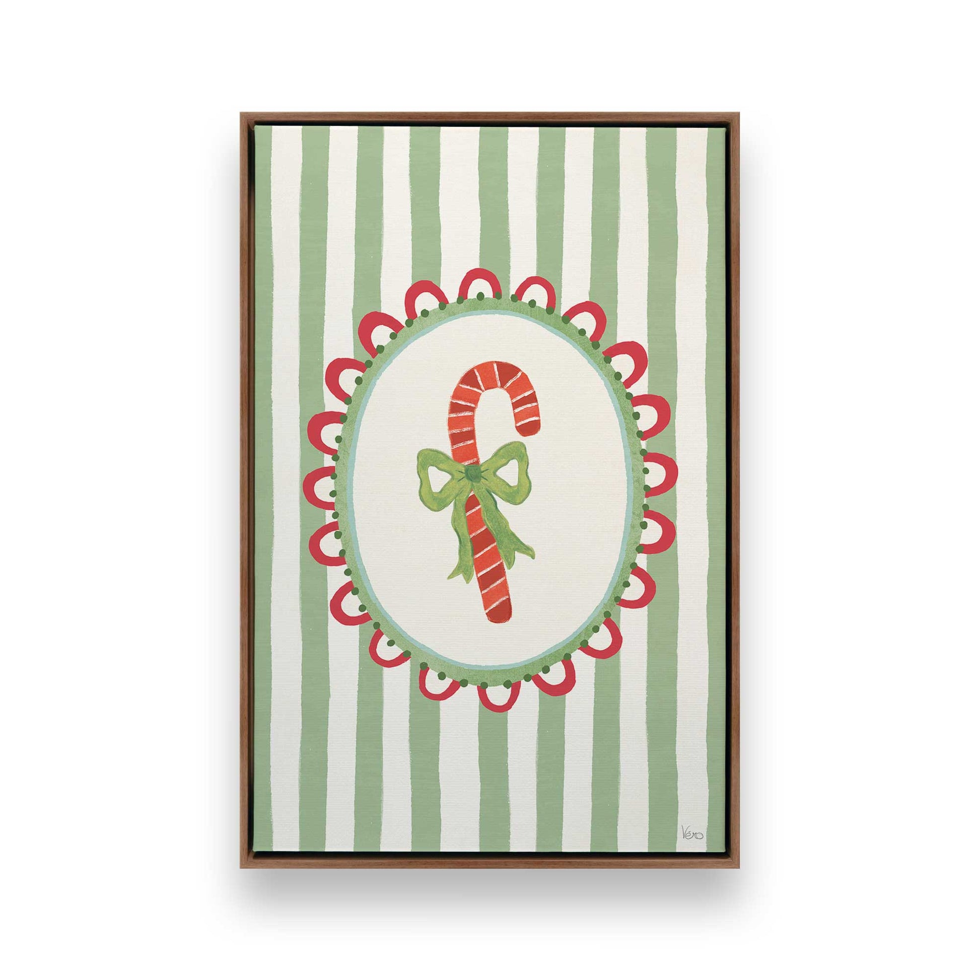 [Color:Walnut], Picture of art in a Walnut frame