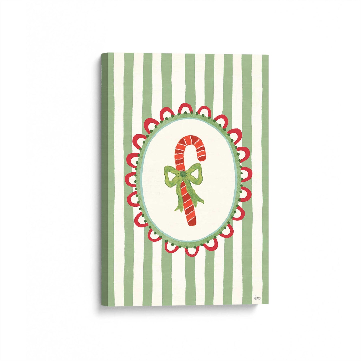 [Color:Stretched Canvas], Picture of art at an angle