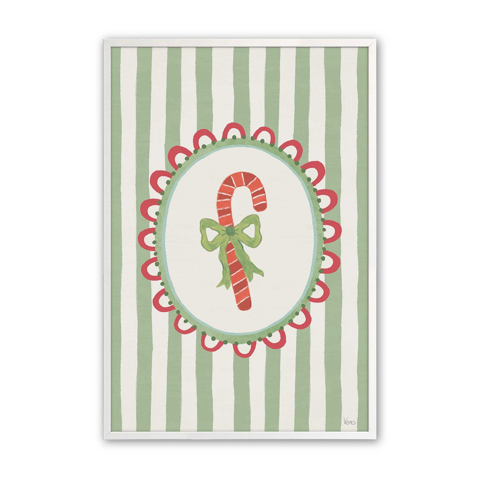 [Color:Opaque White], Picture of art in a Opaque White frame