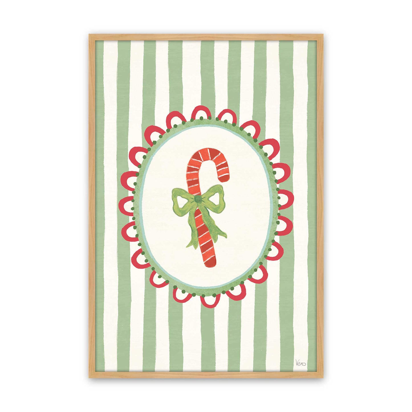 [Color:American Maple], Picture of art in a American Maple frame