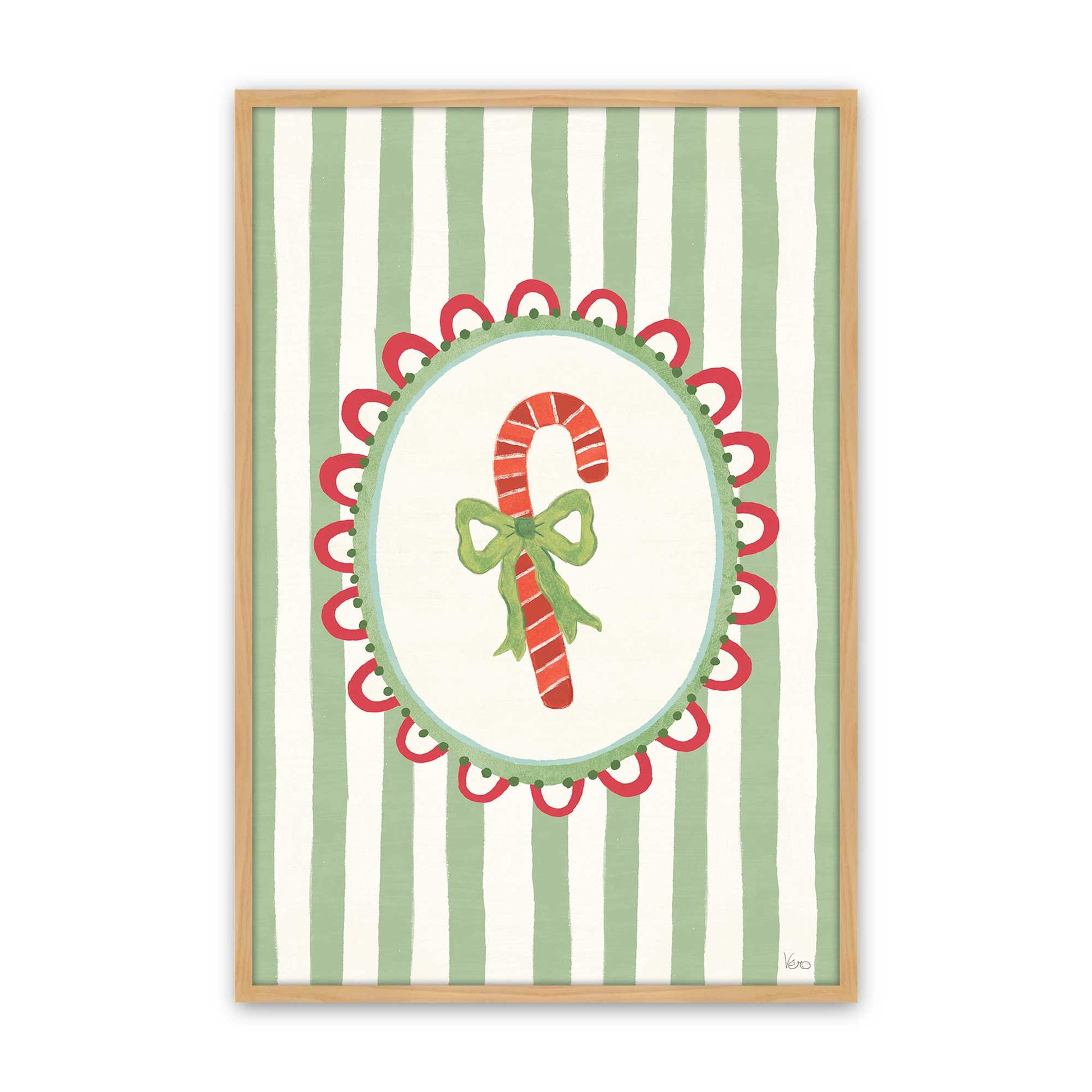 [Color:American Maple], Picture of art in a American Maple frame