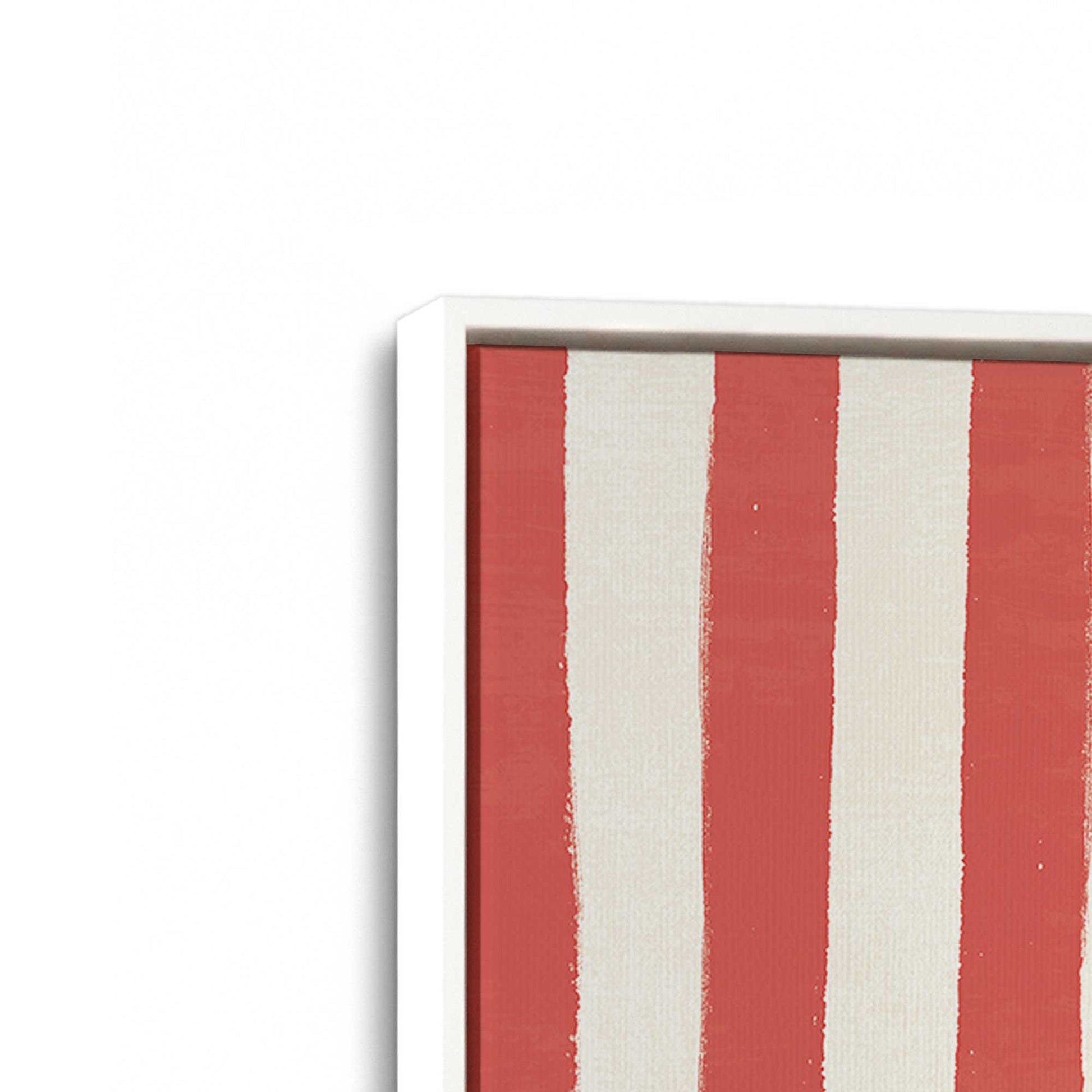 [Color:Opaque White], Picture of art in a White frame at an angle