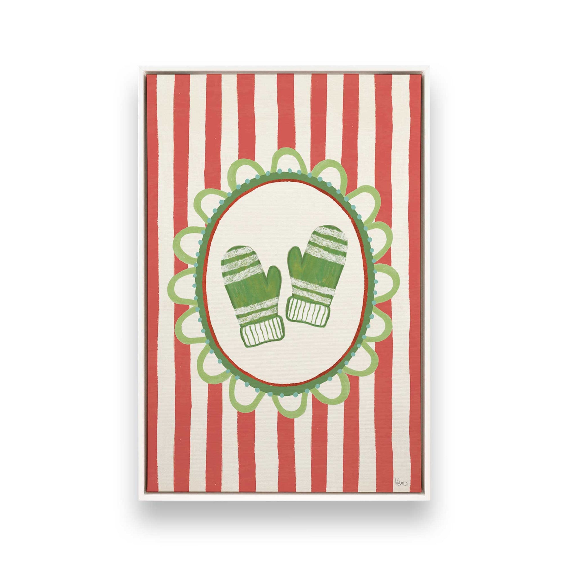 [Color:Opaque White], Picture of art in a White frame