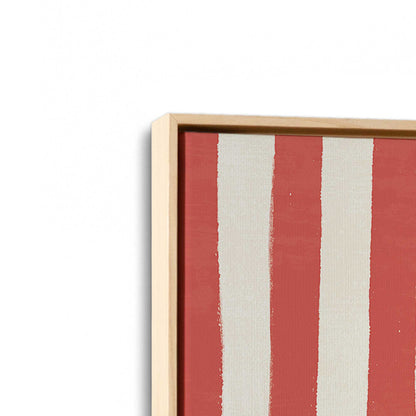 [Color:American Maple], Picture of art in a American Maple frame at an angle