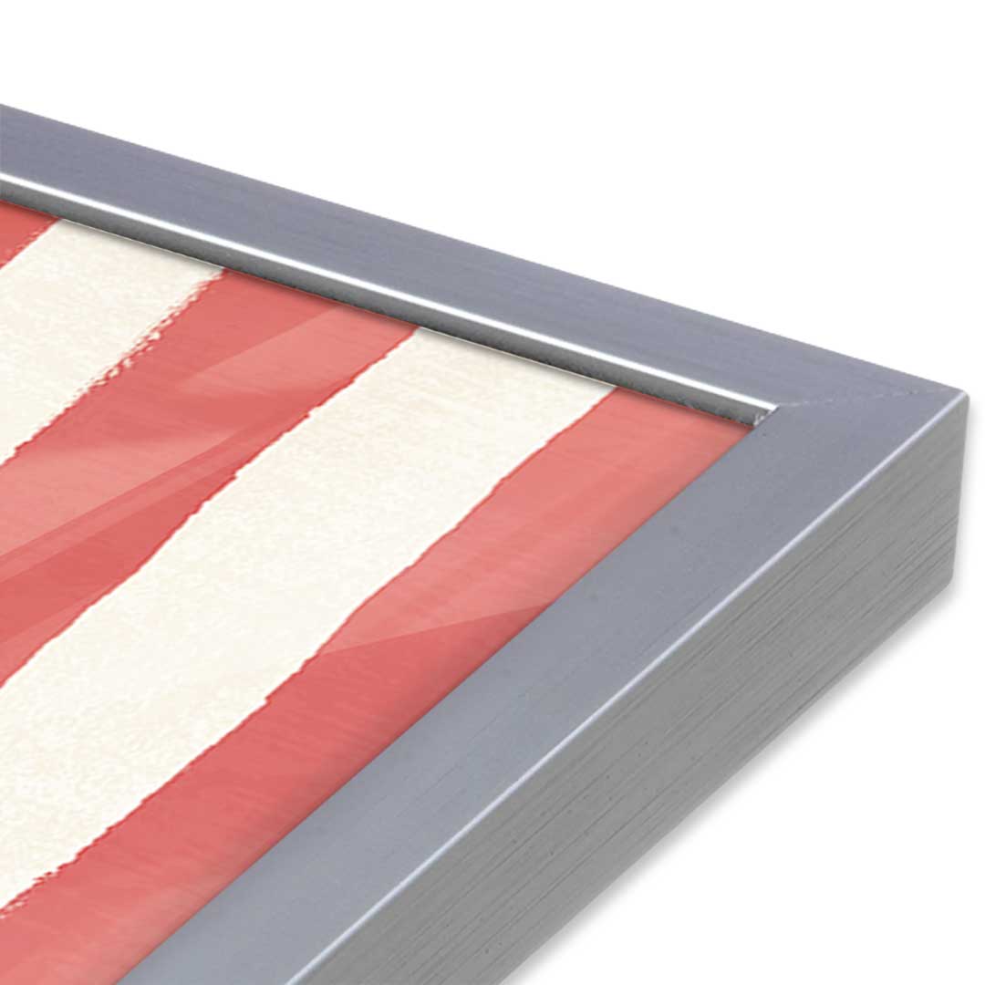 [Color:Polished Chrome], Picture of art in a Polished Chrome frame at an angle