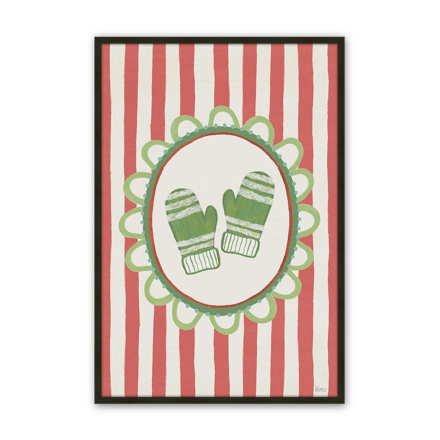 [Color:Satin Black], Picture of art in a Satin Black frame