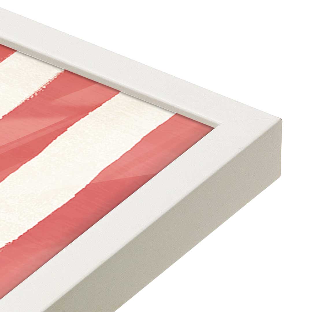 [Color:Opaque White], Picture of art in a Opaque White frame at an angle