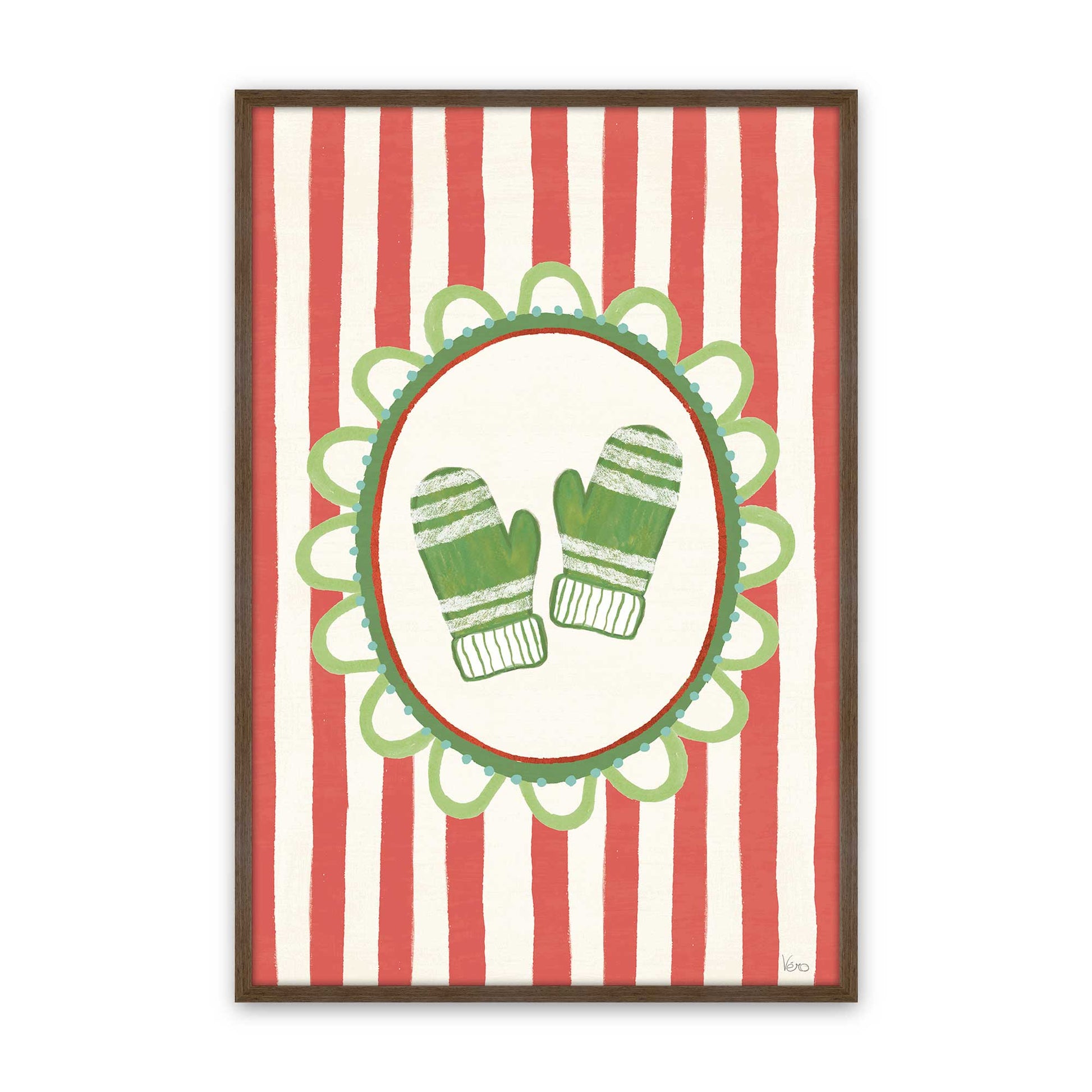 [Color:Walnut], Picture of art in a Walnut frame