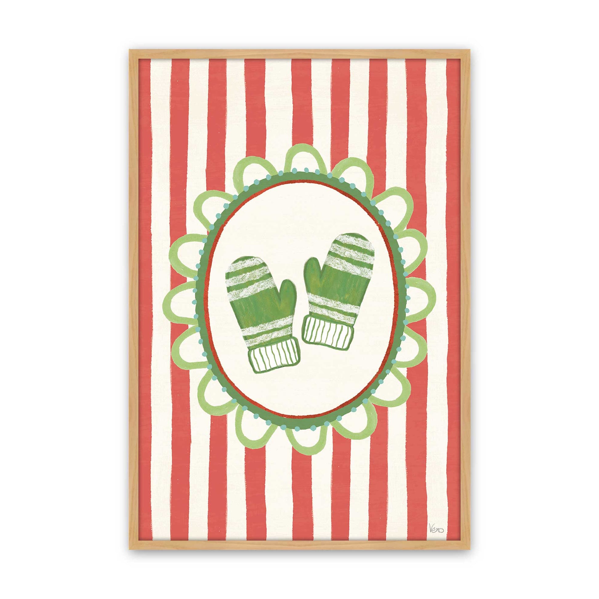 [Color:American Maple], Picture of art in a American Maple frame