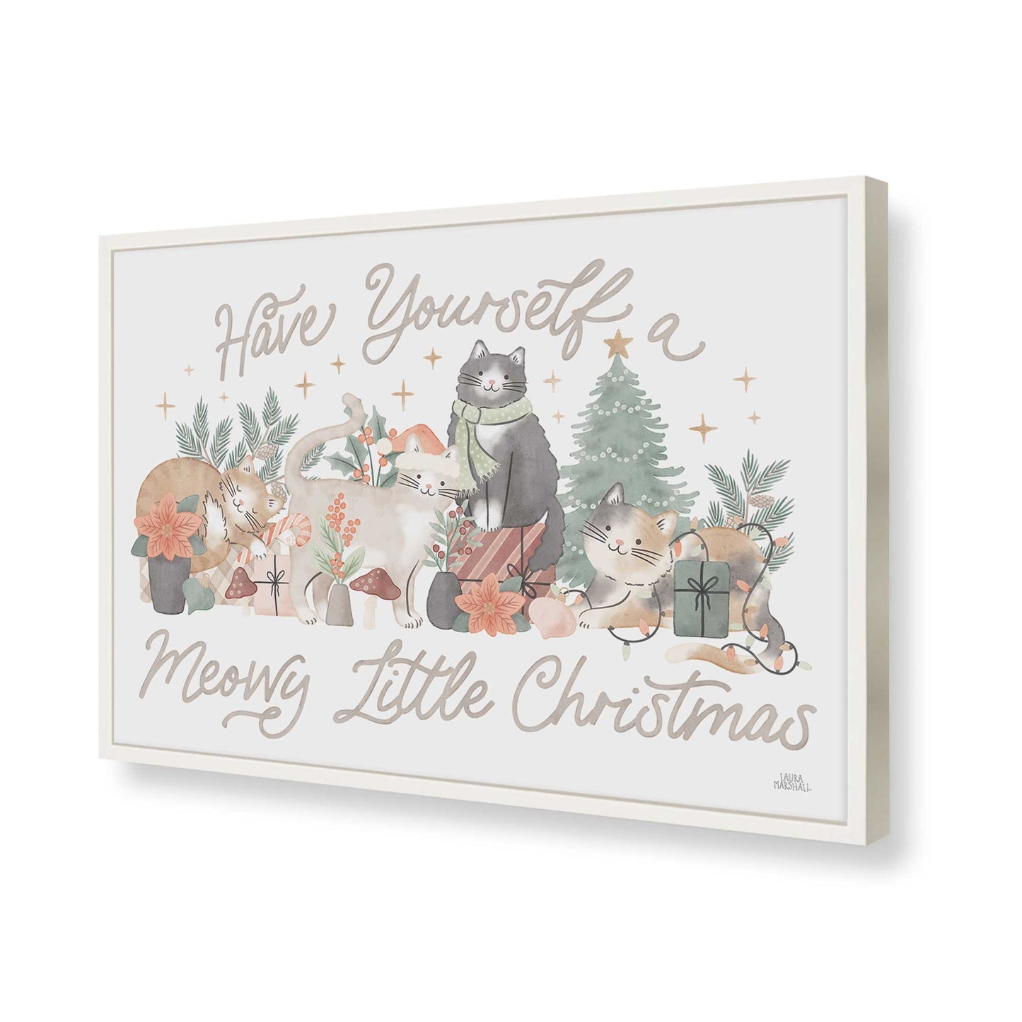 [Color:Opaque White], Picture of art in a Opaque White frame of the corner