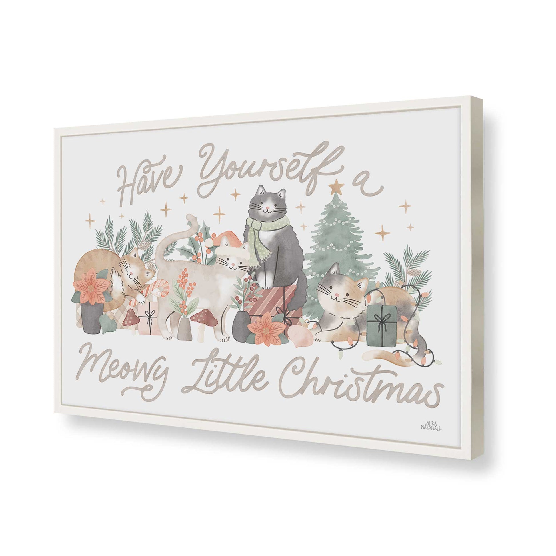 [Color:Opaque White], Picture of art in a Opaque White frame of the corner