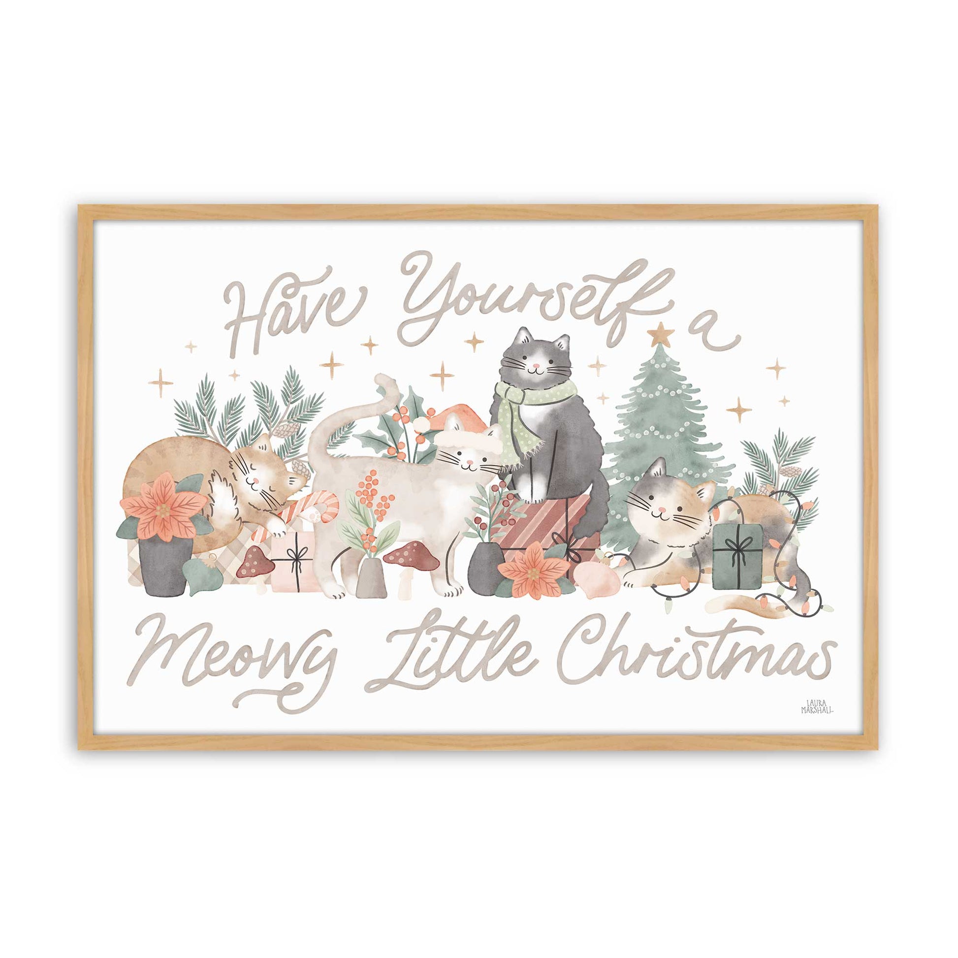 [Color:American Maple], Picture of art in a American Maple frame