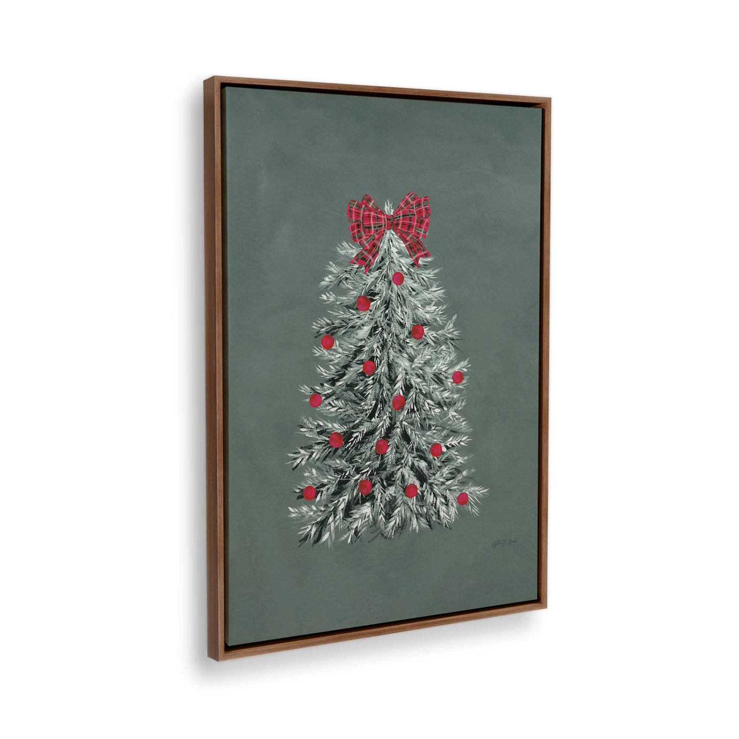 [Color:Walnut], Picture of the corner of the art