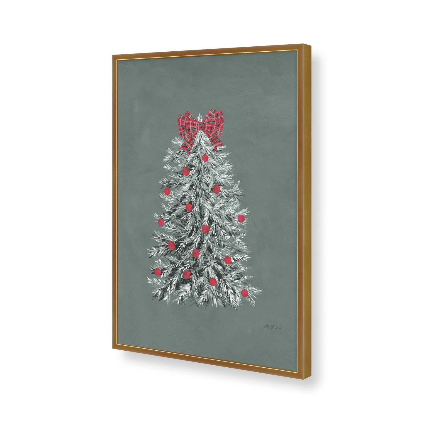 [Color:Polished Gold], Picture of art in a Polished Gold frame of the corner