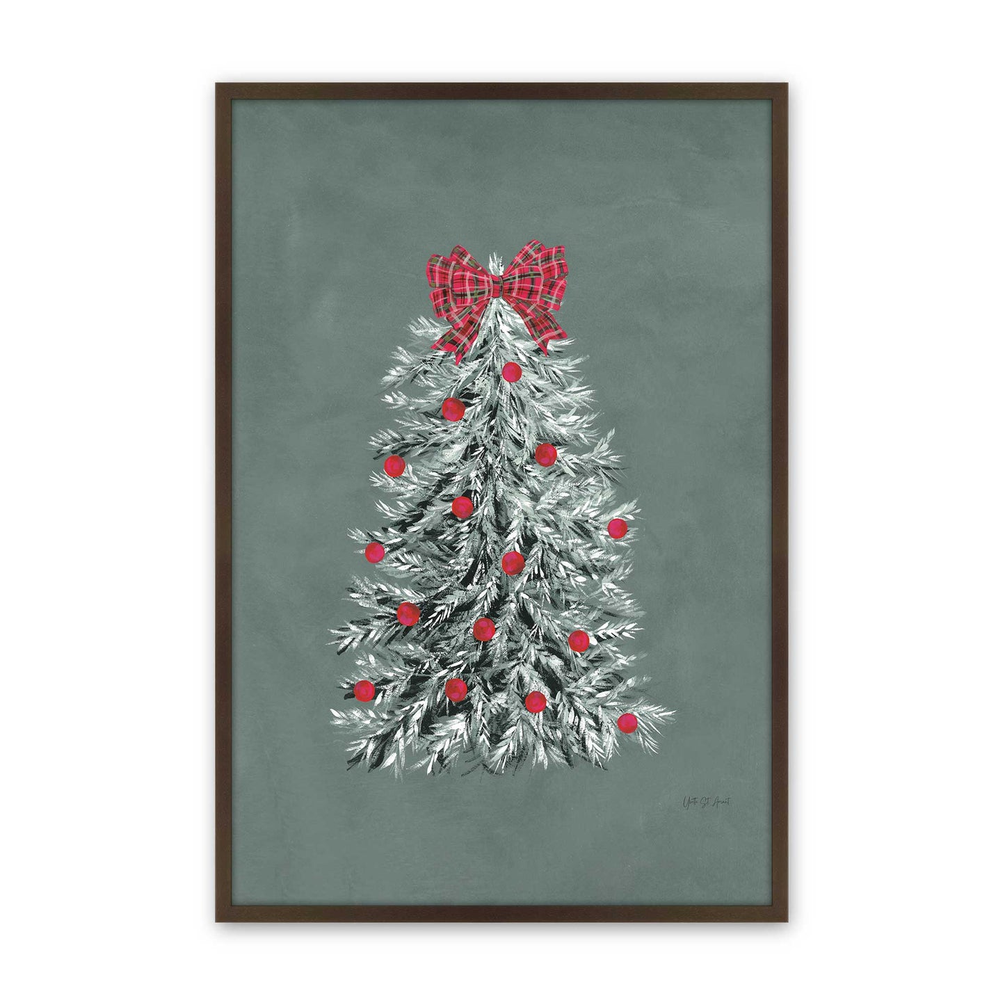 [Color:Brown], Picture of art in a Brown frame