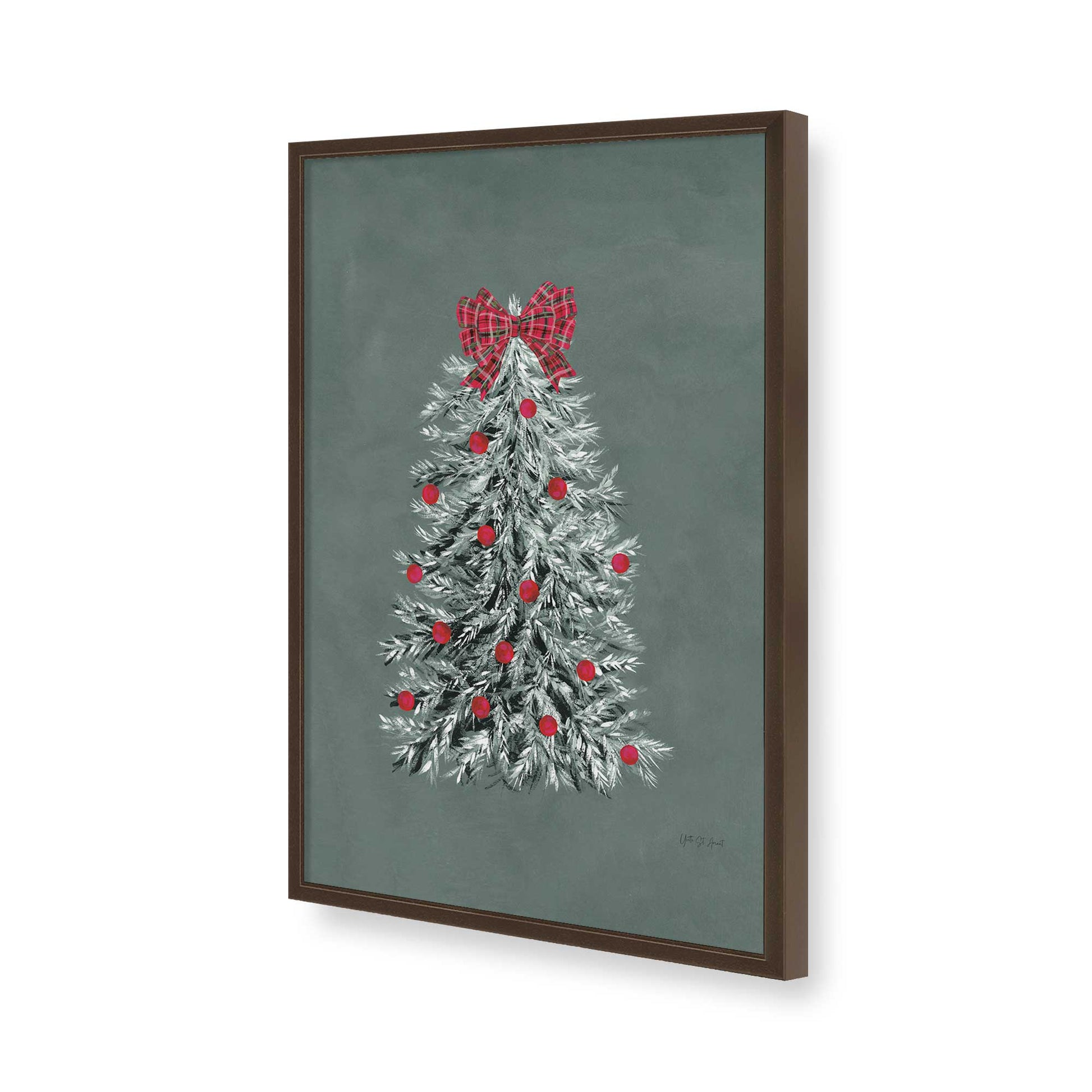 [Color:Belvinder Brown], Picture of art in a Belvinder Brown frame of the corner