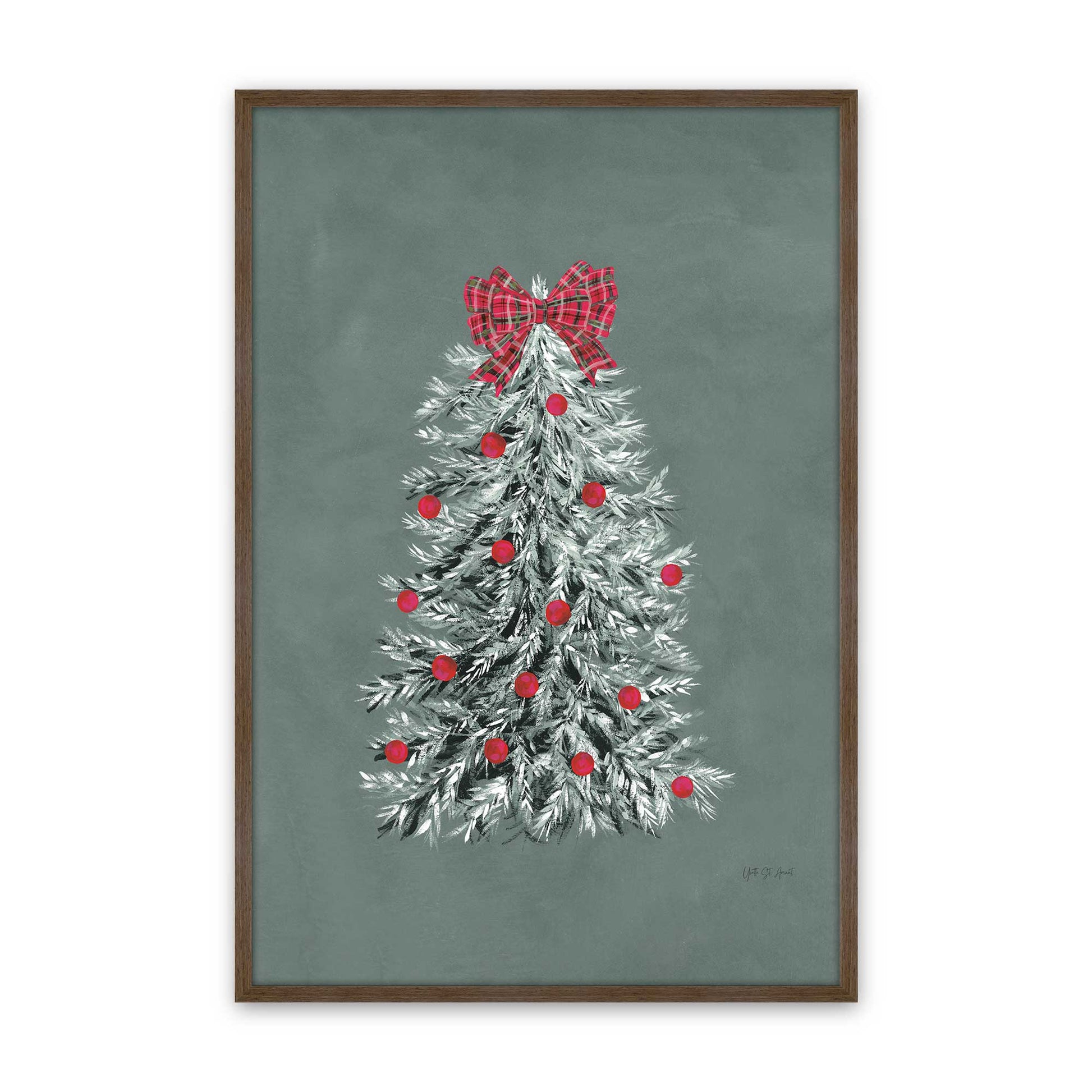 [Color:Walnut], Picture of art in a Walnut frame