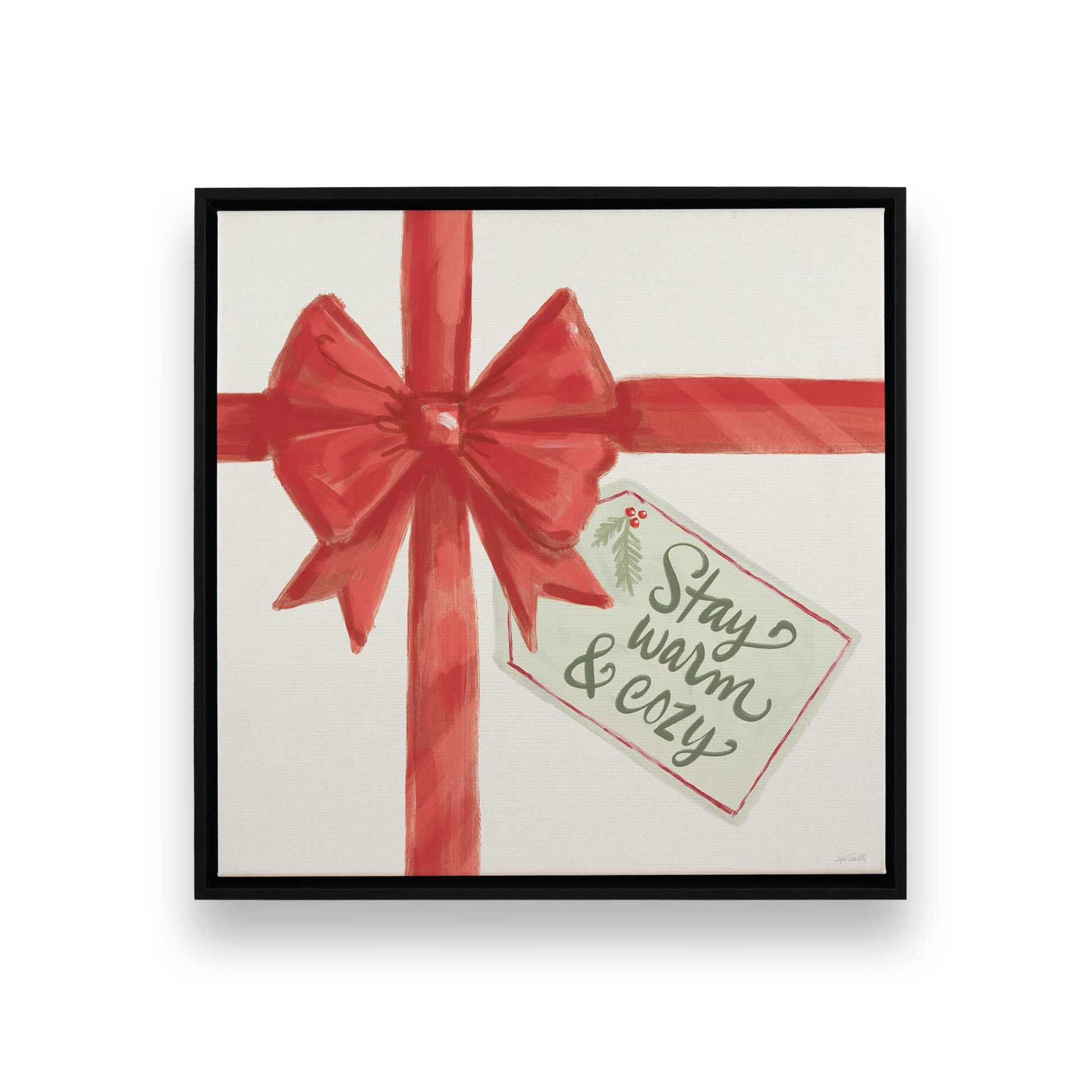 [Color:Satin Black], Picture of art in a Satin Black frame