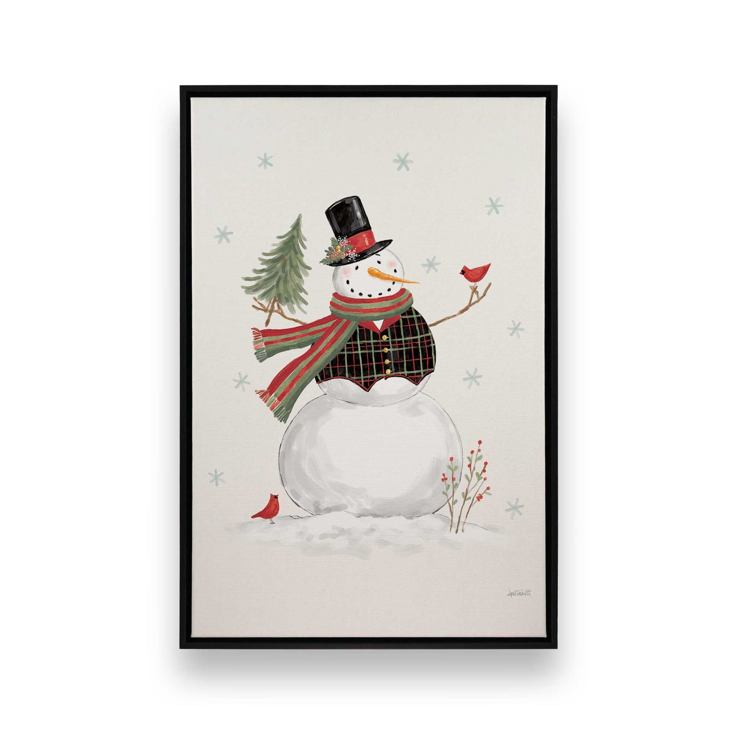 [Color:Satin Black], Picture of art in a Satin Black frame