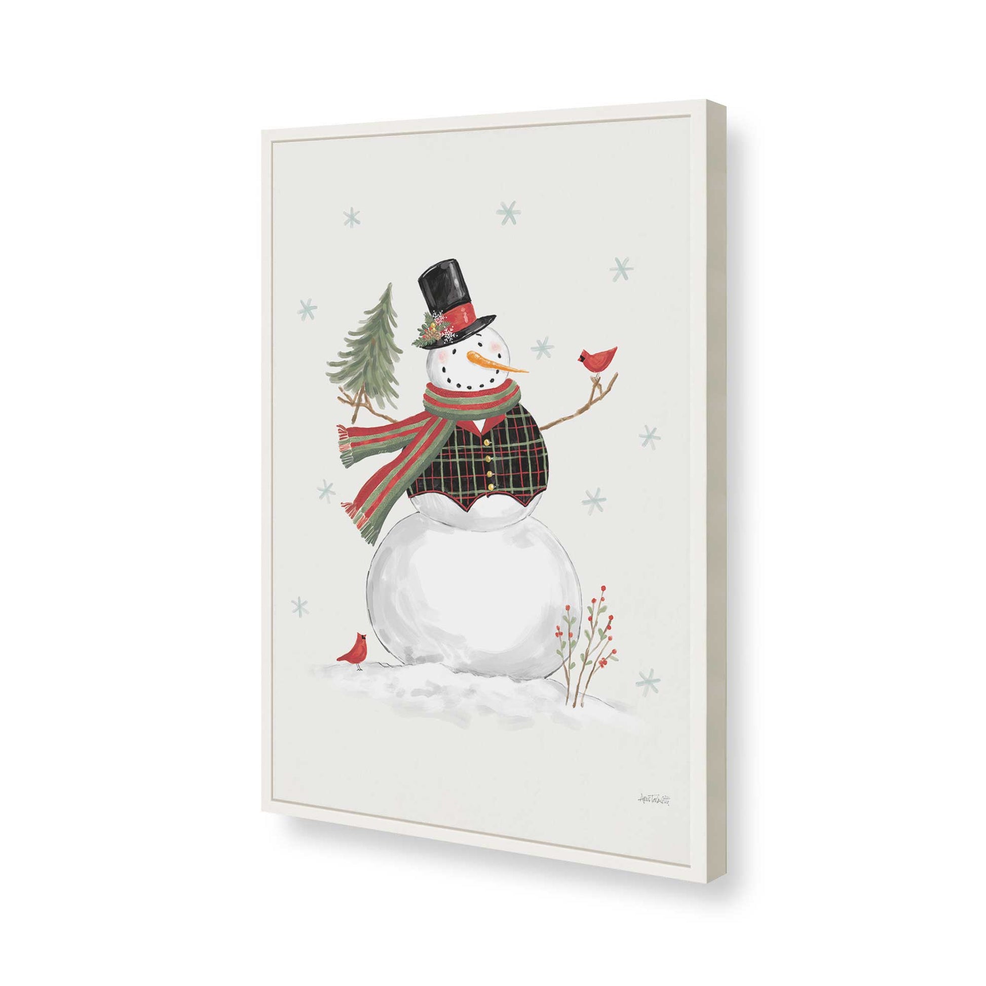 [Color:Opaque White], Picture of art in a Opaque White frame of the corner