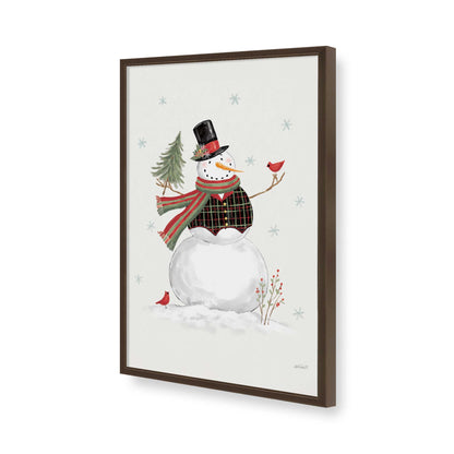 [Color:Brown], Picture of art in a Brown frame of the corner