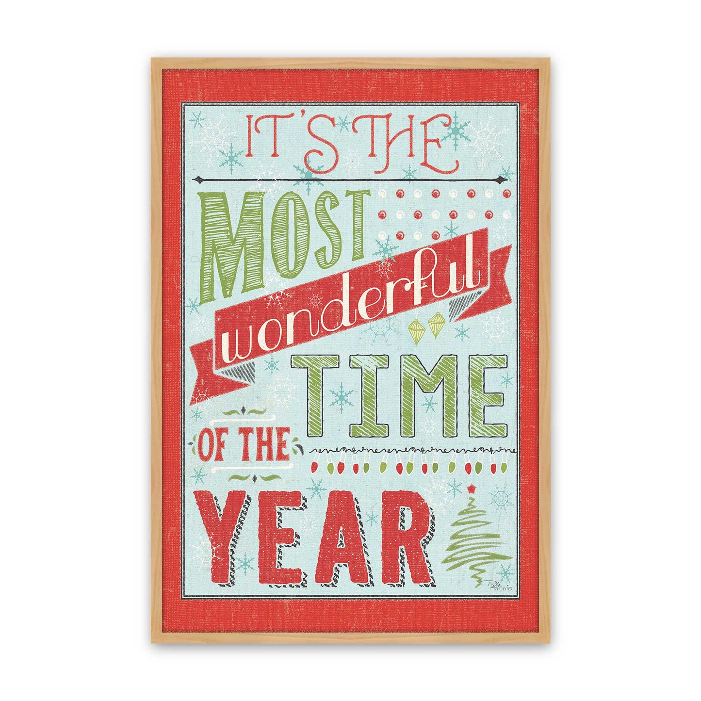 [Color:American Maple], Picture of art in a American Maple frame