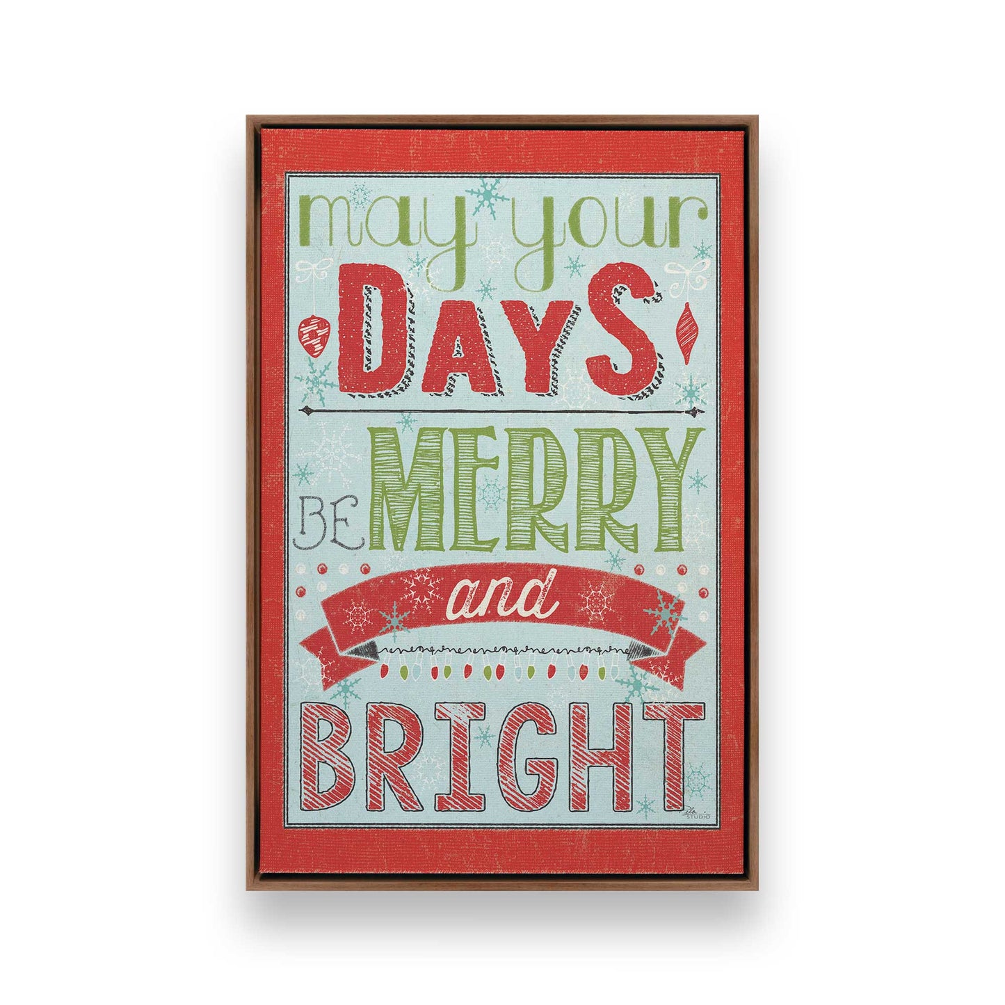 [Color:Walnut], Picture of art in a Walnut frame