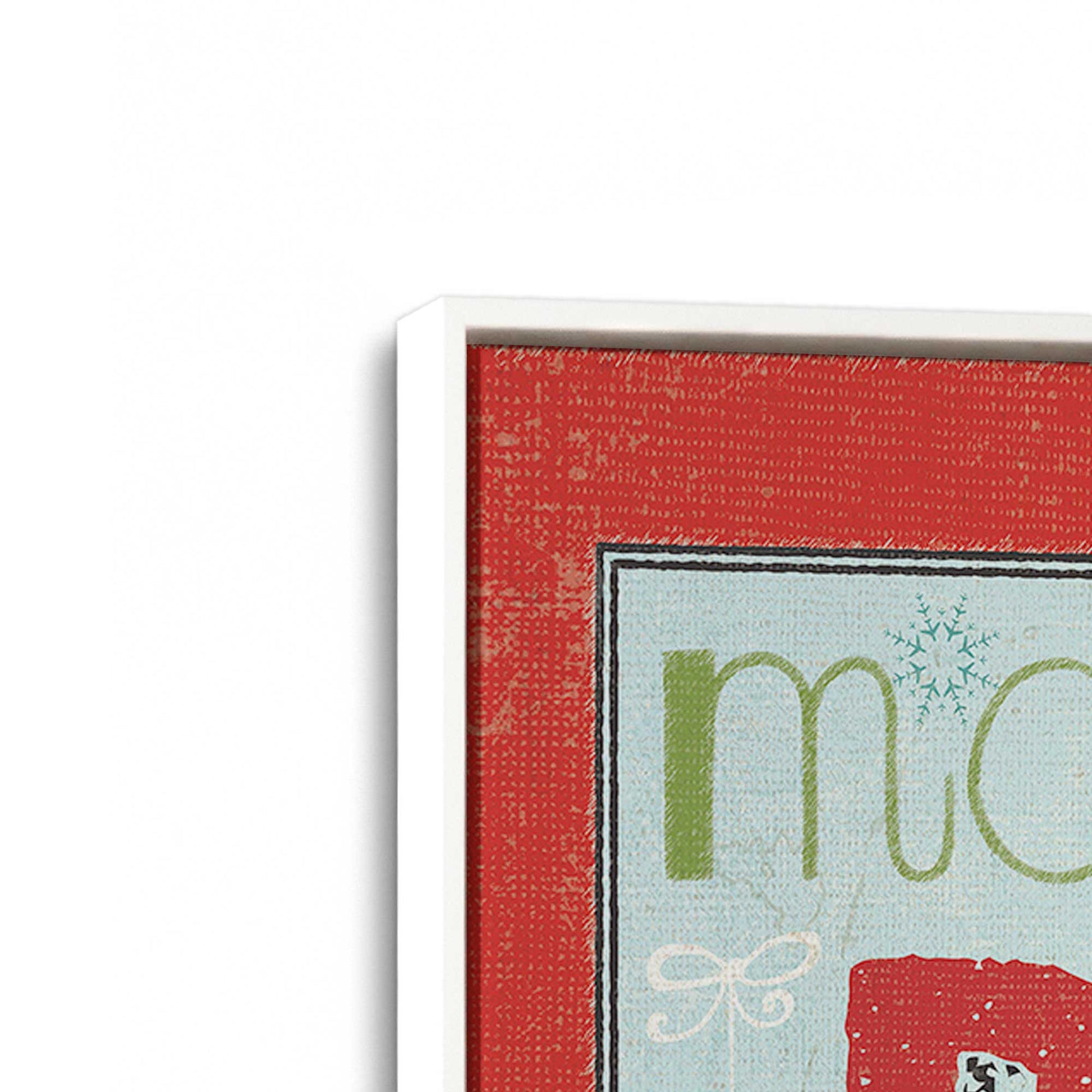 [Color:Opaque White], Picture of art in a White frame at an angle