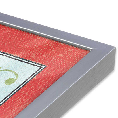 [Color:Polished Chrome], Picture of art in a Polished Chrome frame at an angle