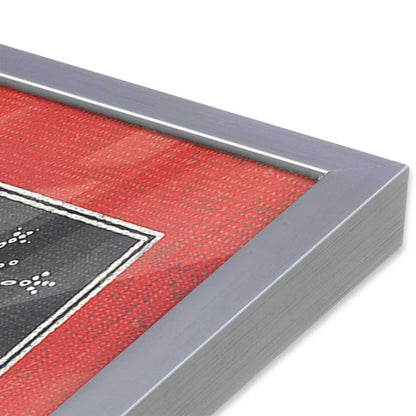 [Color:Polished Chrome], Picture of art in a Polished Chrome frame at an angle