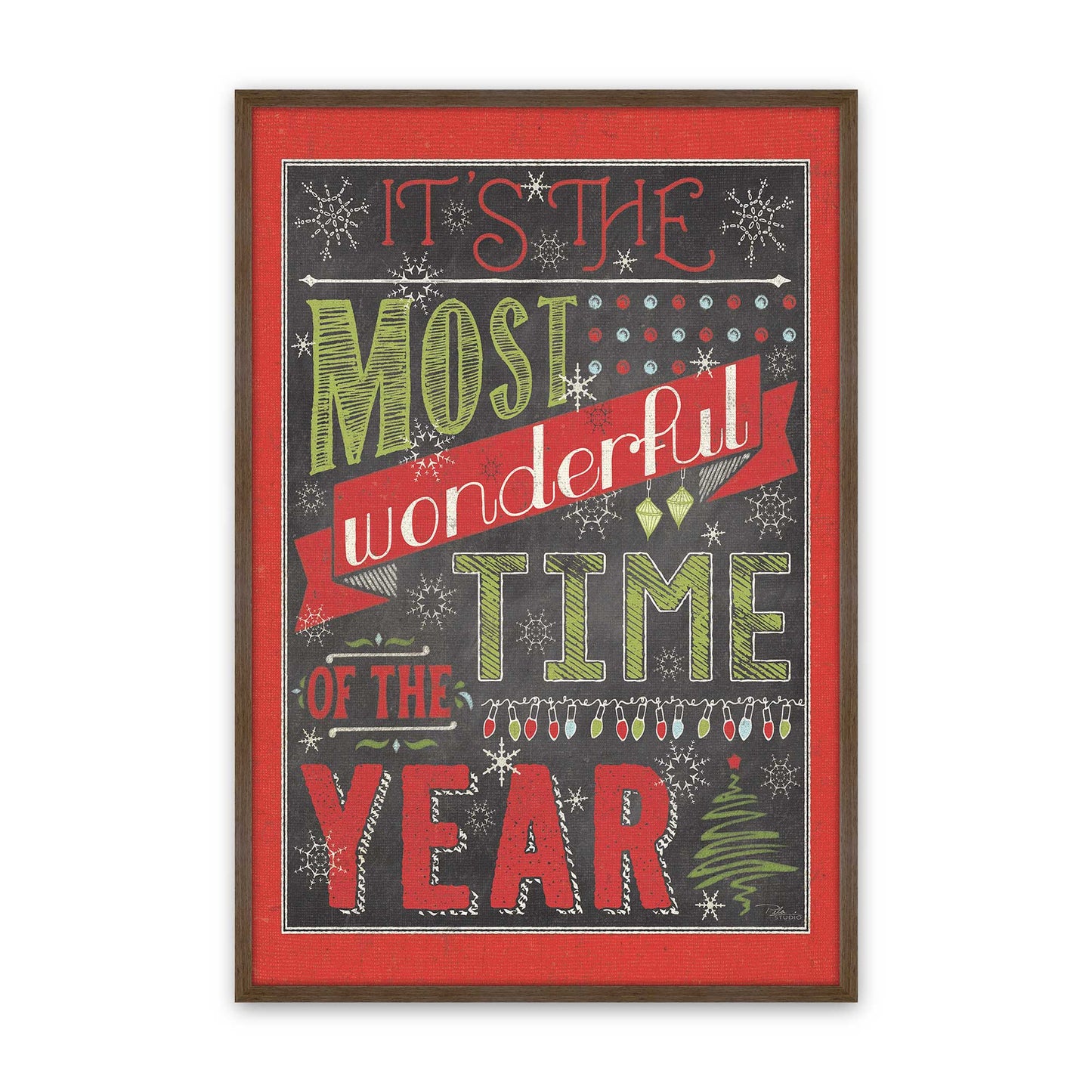 [Color:Walnut], Picture of art in a Walnut frame