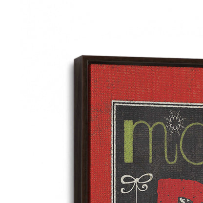 [Color:Espresso], Picture of art in a Espresso frame at an angle