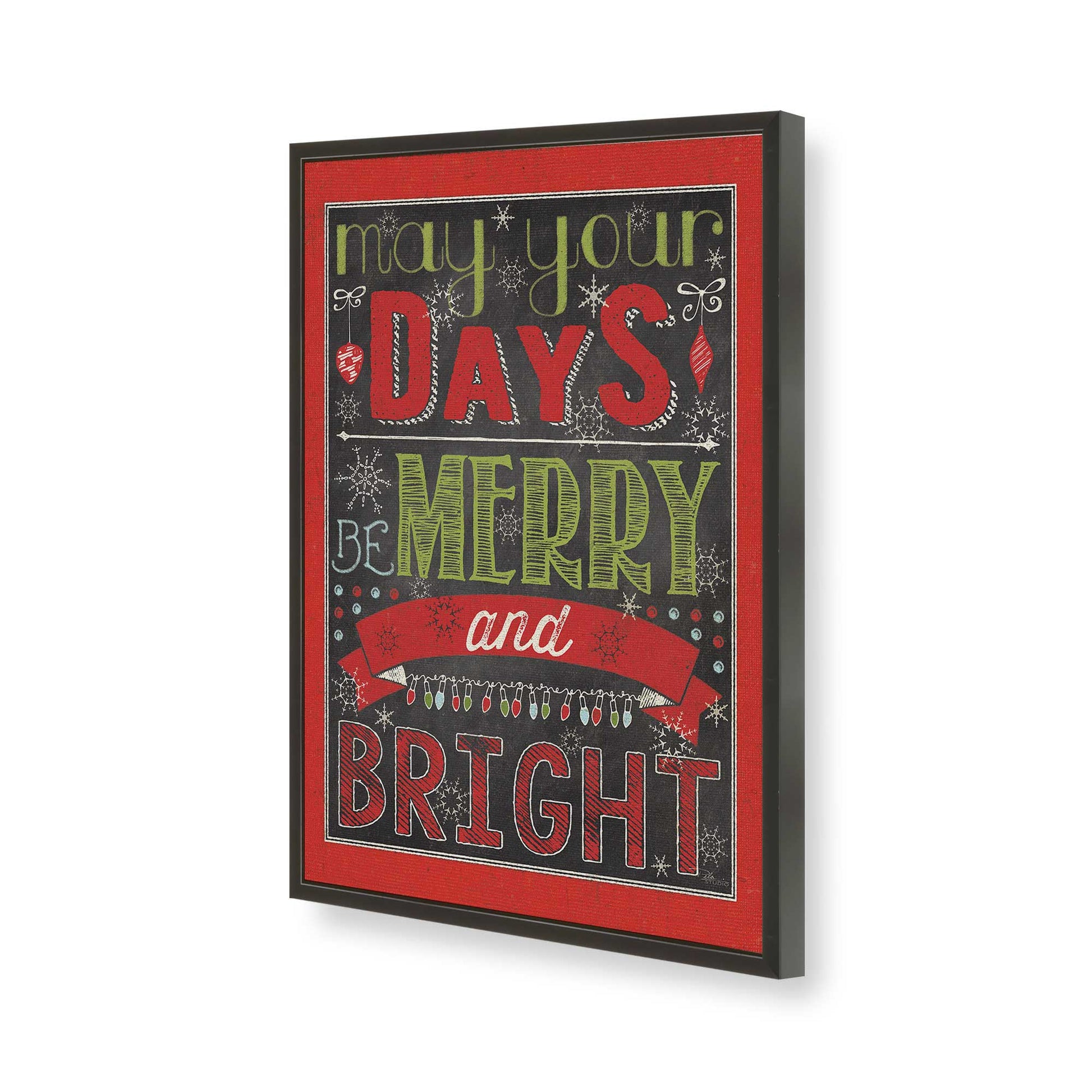 [Color:Satin Black], Picture of art in a Satin Black frame of the corner