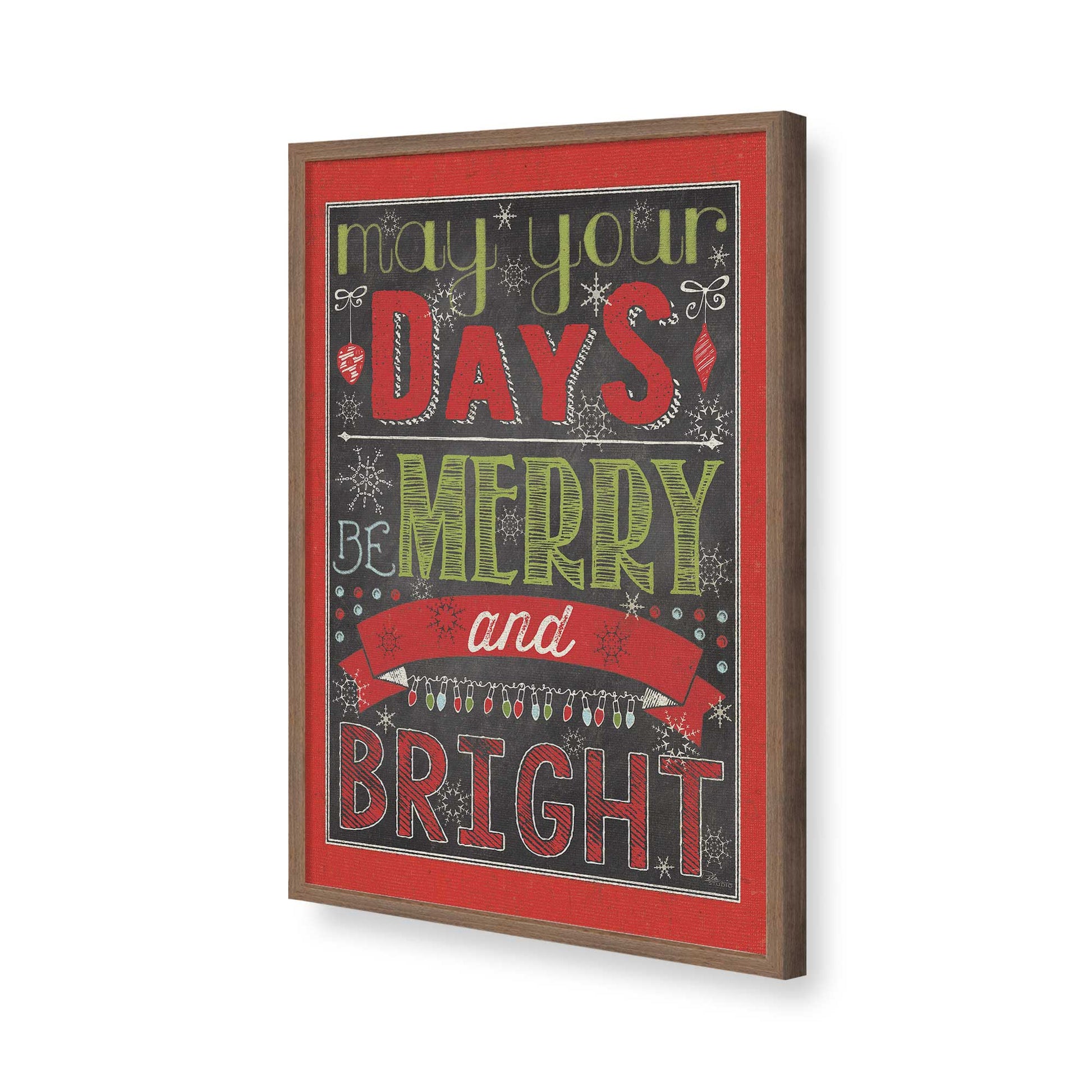 [Color:Walnut], Picture of art in a Walnut frame of the corner