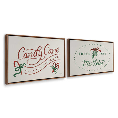 [Color:Walnut], Picture of art in a Walnut frame at an angle