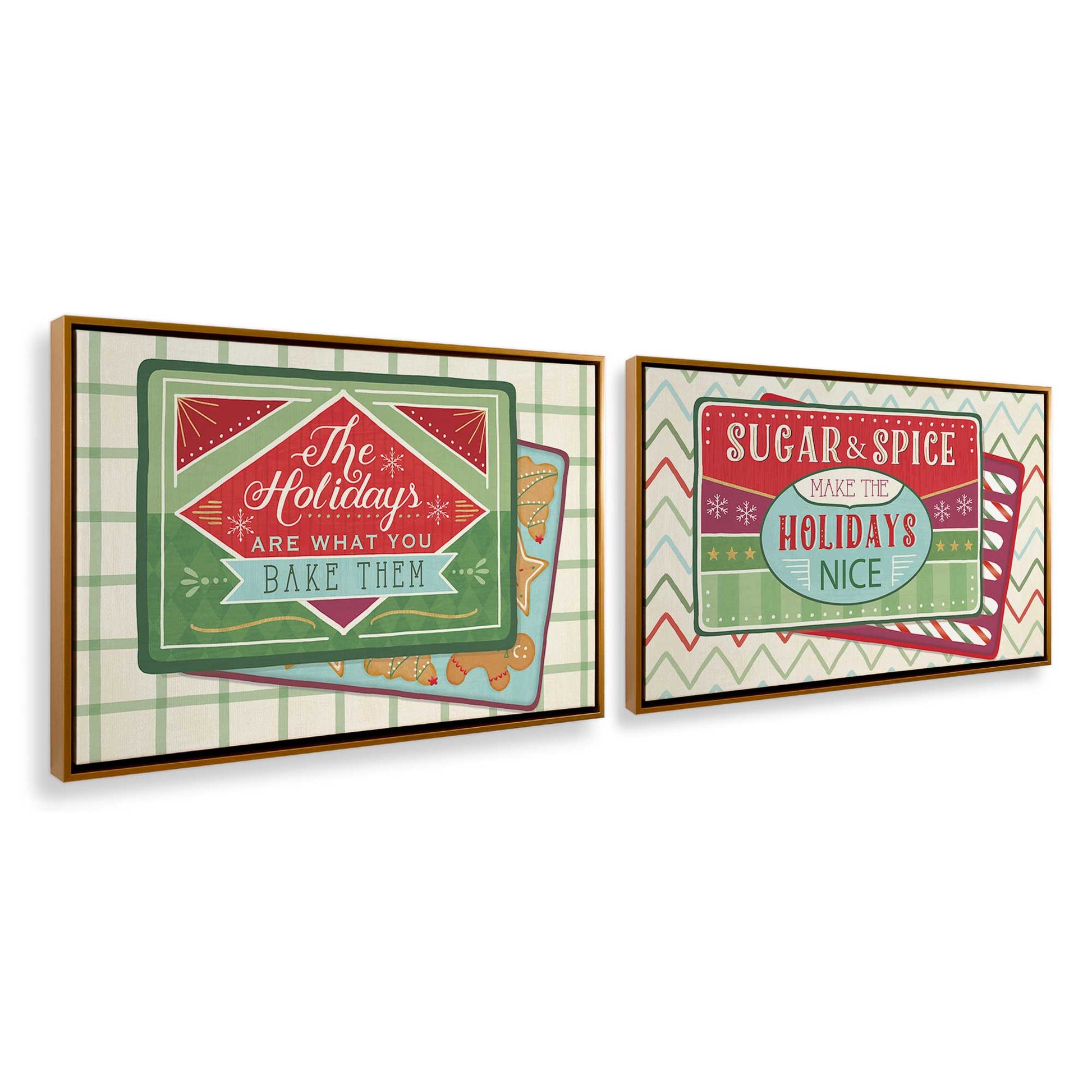 [Color:Polished Gold], Picture of art in a Polished Gold frame at an angle