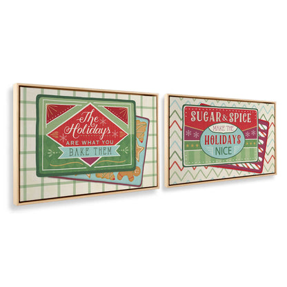 [Color:American Maple], Picture of art in a American Maple frame at an angle